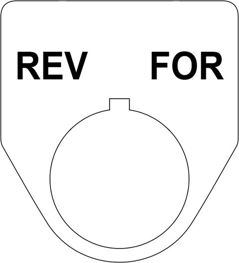 Rev For Button Legend Plate