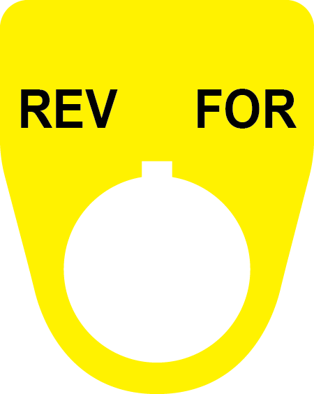 Rev For Button Legend Plate