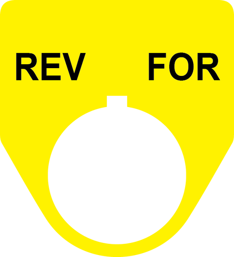 Rev For Button Legend Plate