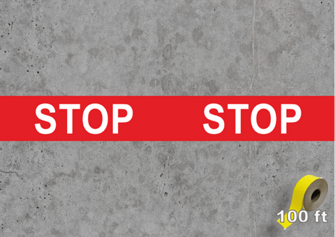 Stop Floor Marking Tape for warehouse Floors