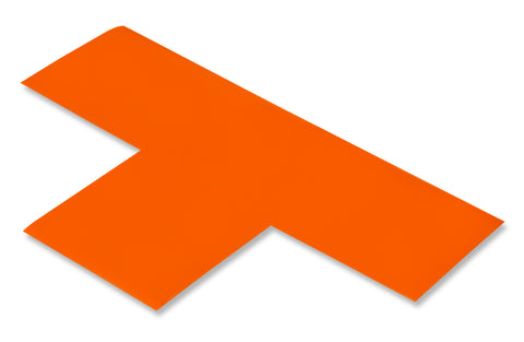 Orange Pallet Marking T for warehouse floors