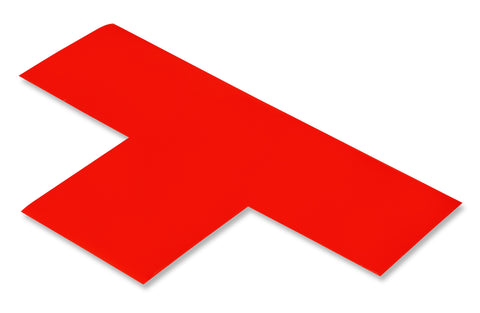 Red Pallet Marking T for warehouse floors