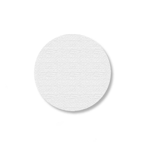 White floor marking dot