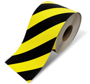 Floor Tape for Aisleways - Yellow and Black 6" Tape