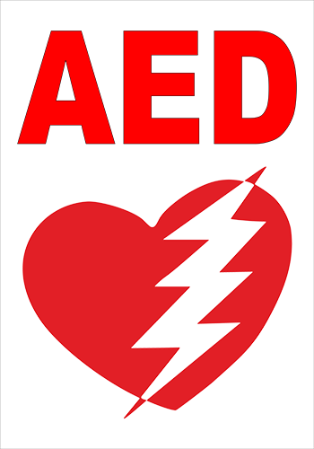 AED Floor Sign – Pristine Products