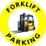 Forklift Parking Floor Sign - Warehouse Location Marking Circle