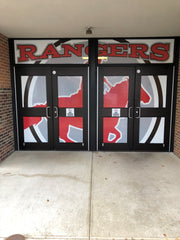One Way Perforated Window Sign