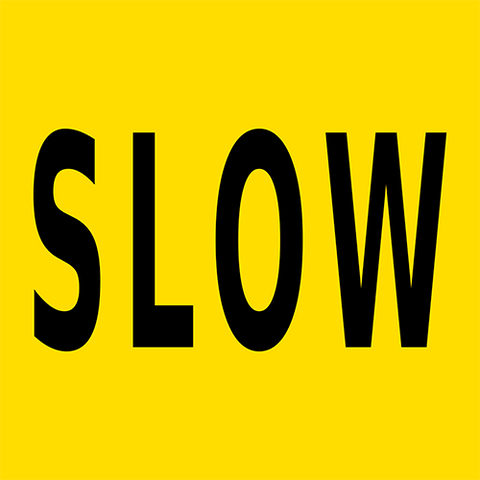 Slow Floor Sign 2