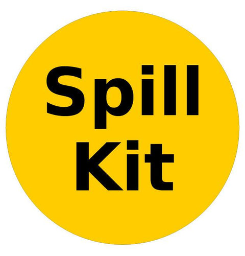24" Spill Kit Available Here Floor Sign