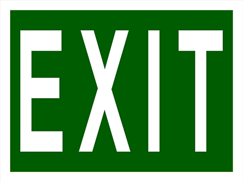 Exit Floor Sign